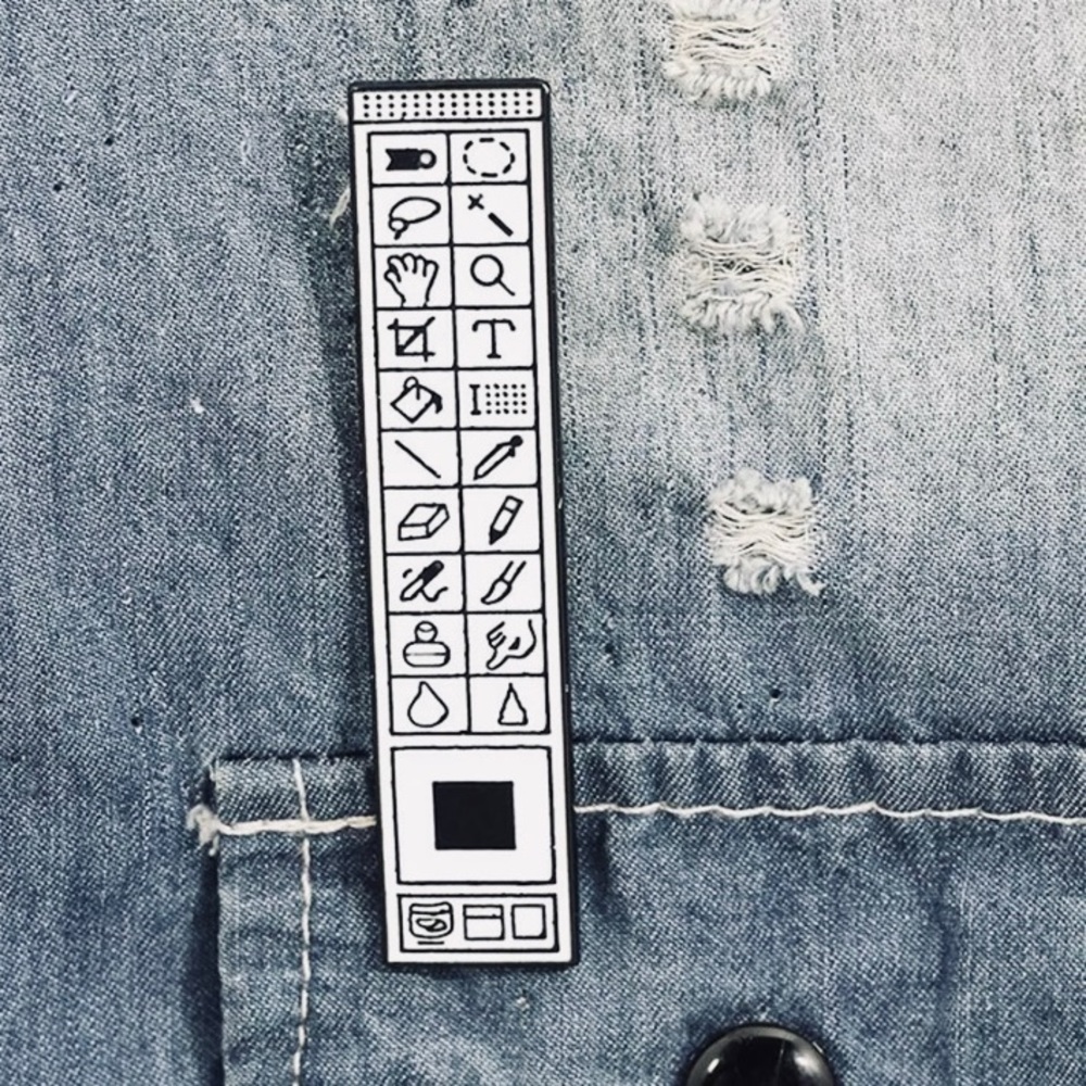 Adobe Photoshop Graphic Design Enamel Pin NWOT